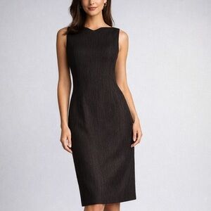 Saks Fifth Avenue Textured Sheath Dress Size 10